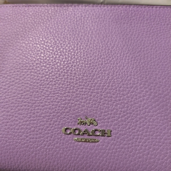 Authentic Purple Coach Crossbody Bag - Picture 11 of 13